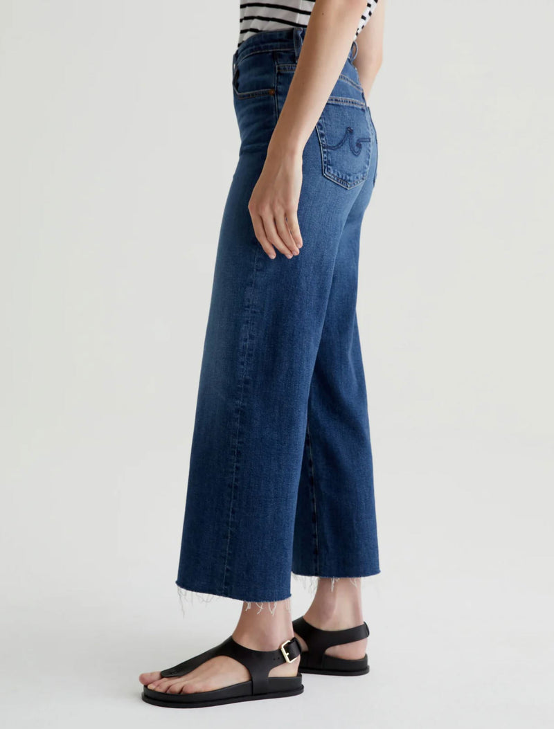 Saige Wide Leg Crop Jeans-Denim-Uniquities