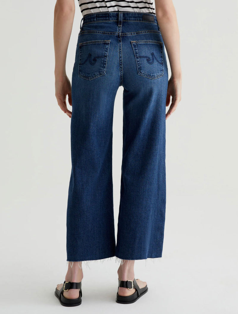 Saige Wide Leg Crop Jeans-Denim-Uniquities