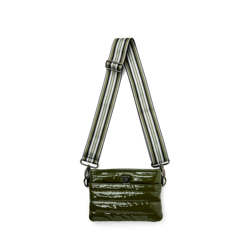 Bum Bag Olive Patent-Accessories-Uniquities