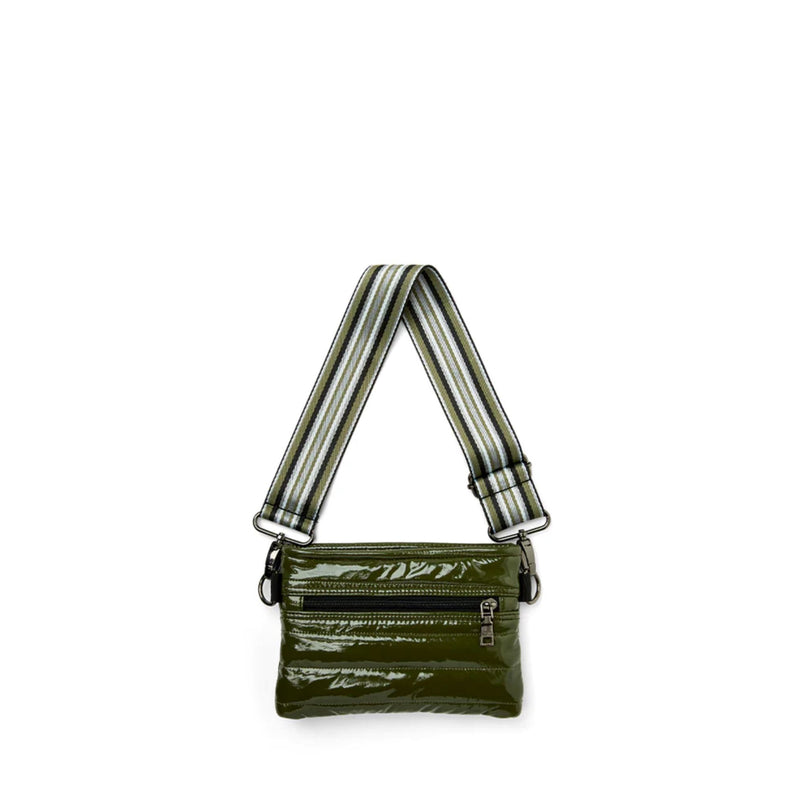 Bum Bag Olive Patent-Accessories-Uniquities