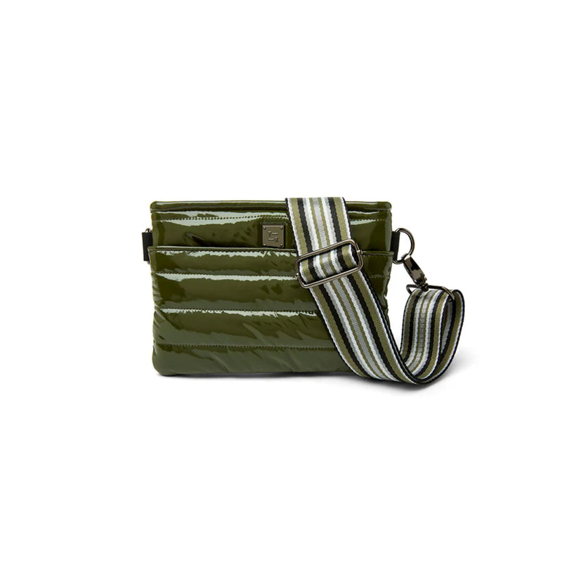 Bum Bag Olive Patent-Accessories-Uniquities