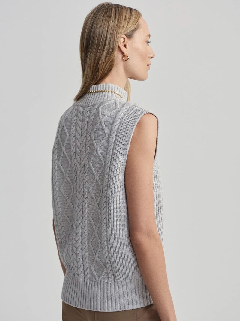 Joilette Roll Neck Vest-Sweaters-Uniquities