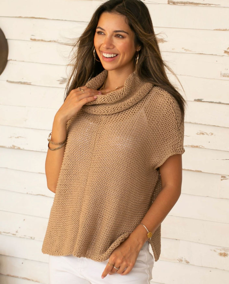 Tasha Cowl Vest Sweater-Sweaters-Uniquities