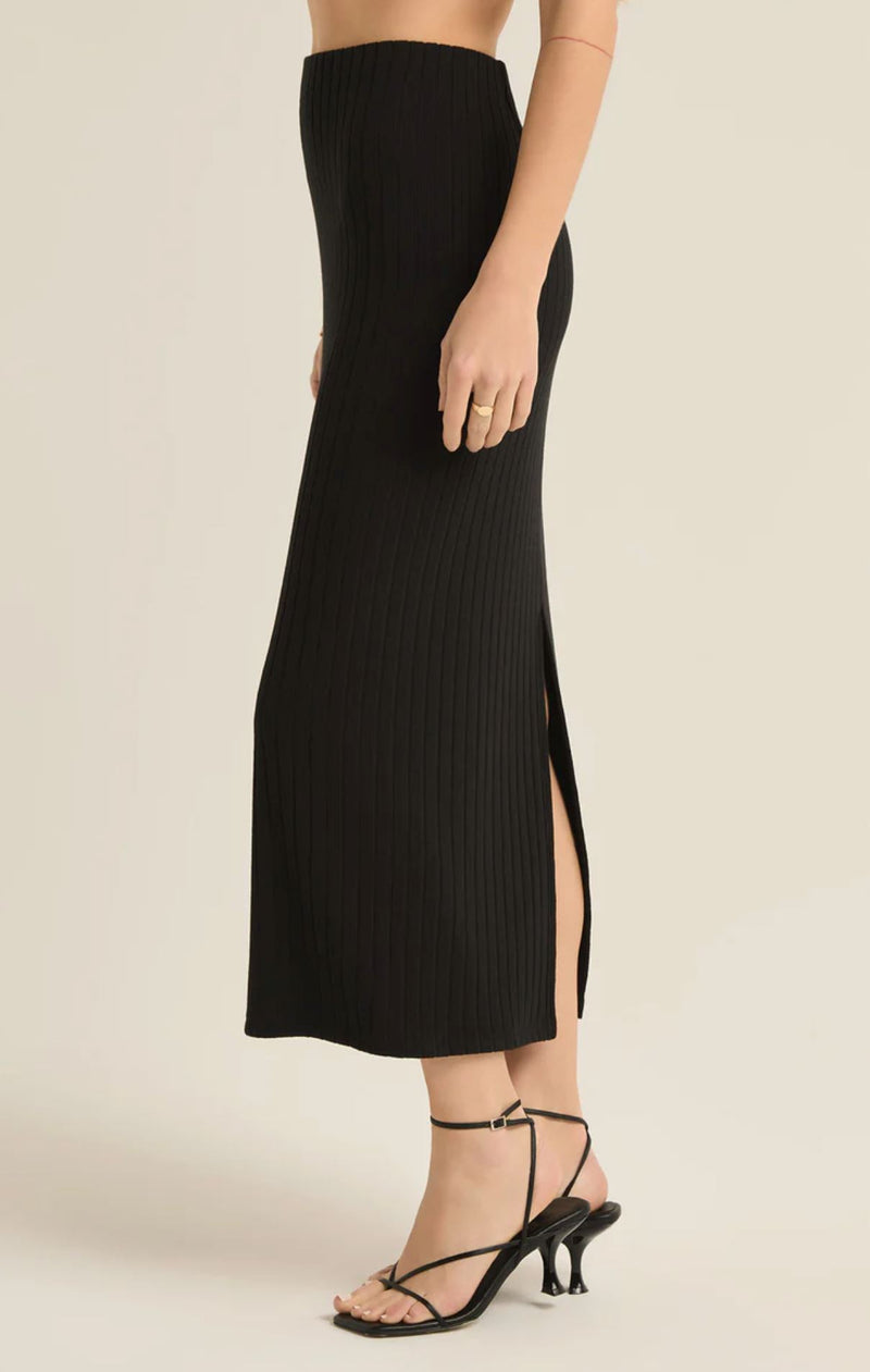 Louisa Rib Skirt-Bottoms-Uniquities