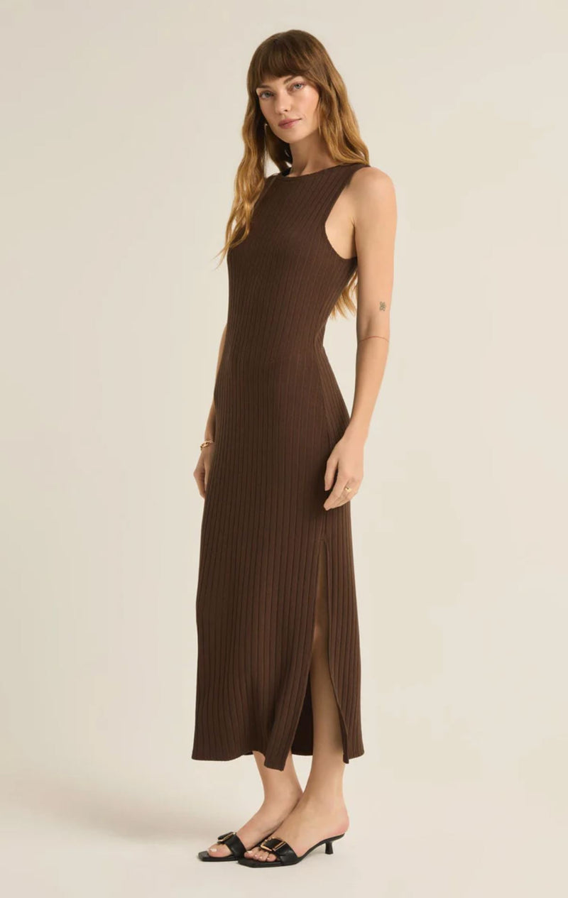 Raewyn Rib Dress-Dresses-Uniquities