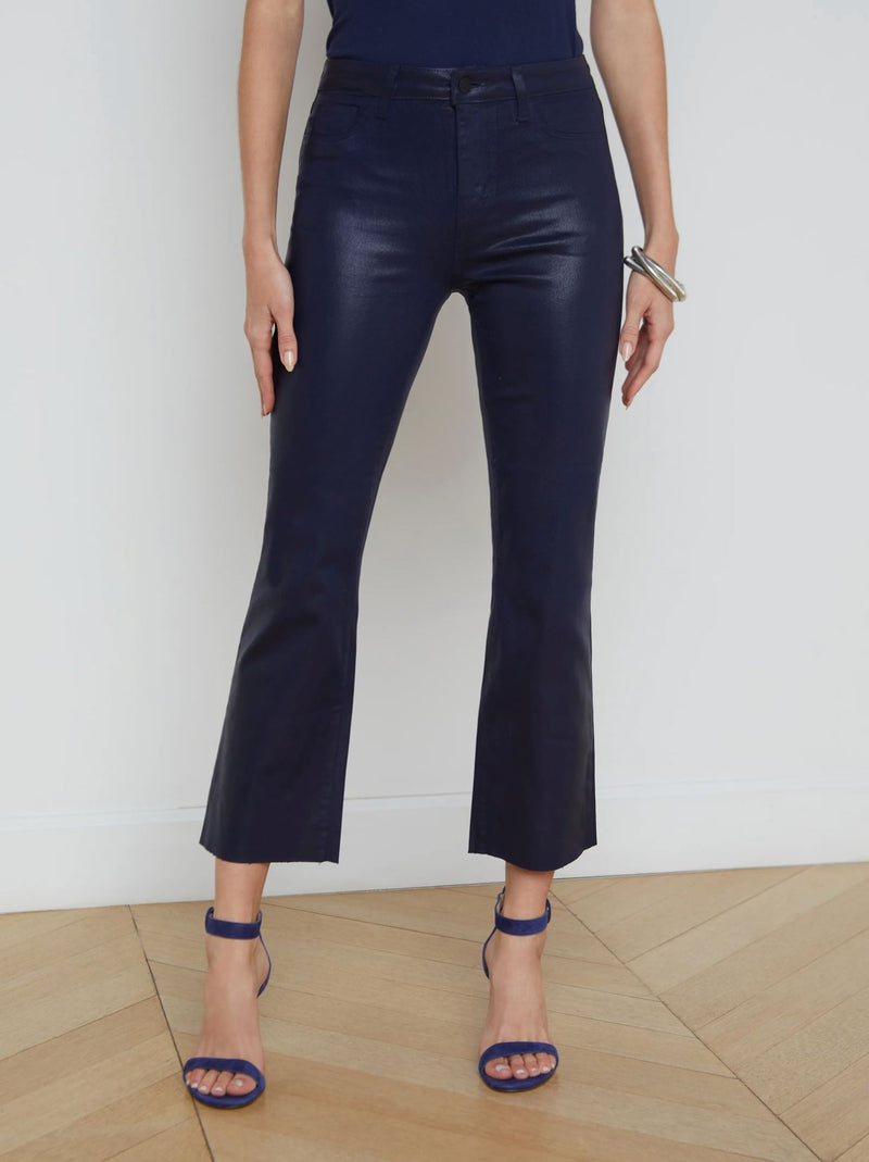 Kendra Coated Jeans-Denim-Uniquities