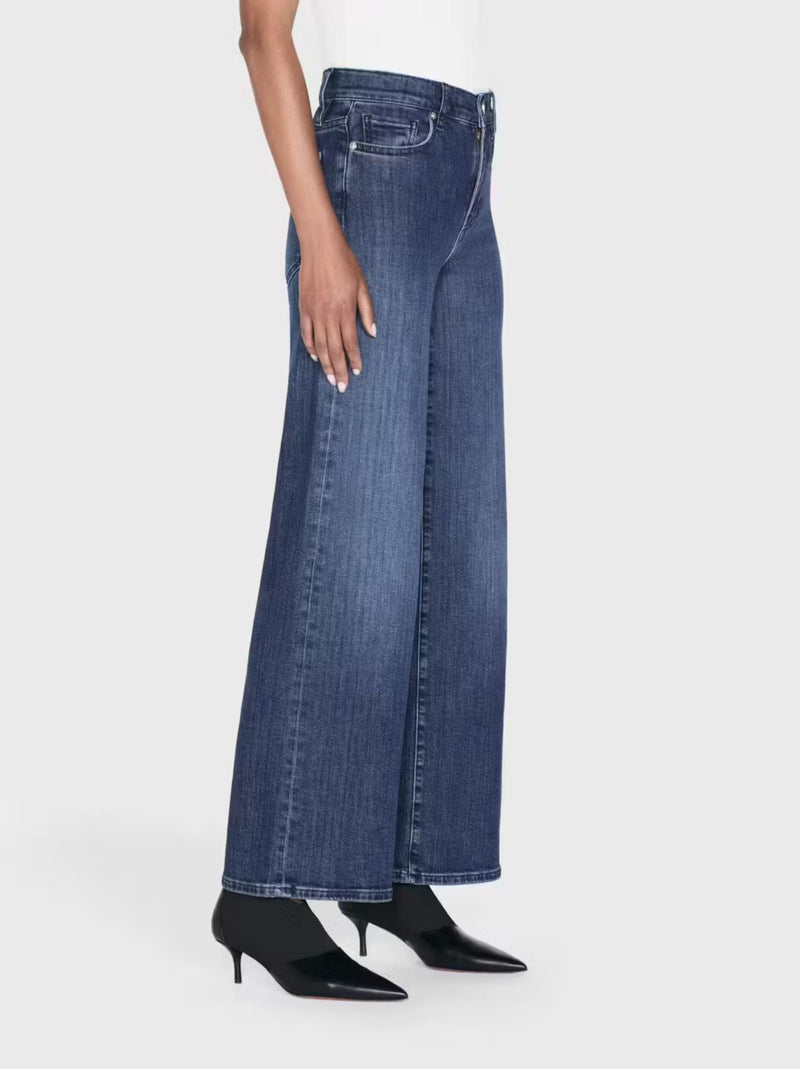 Le Slim Palazzo Jeans-Denim-Uniquities