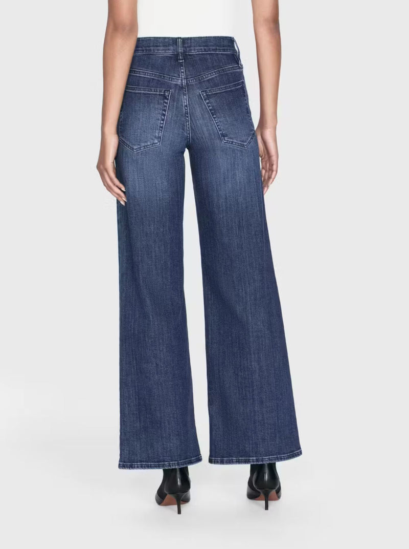 Le Slim Palazzo Jeans-Denim-Uniquities