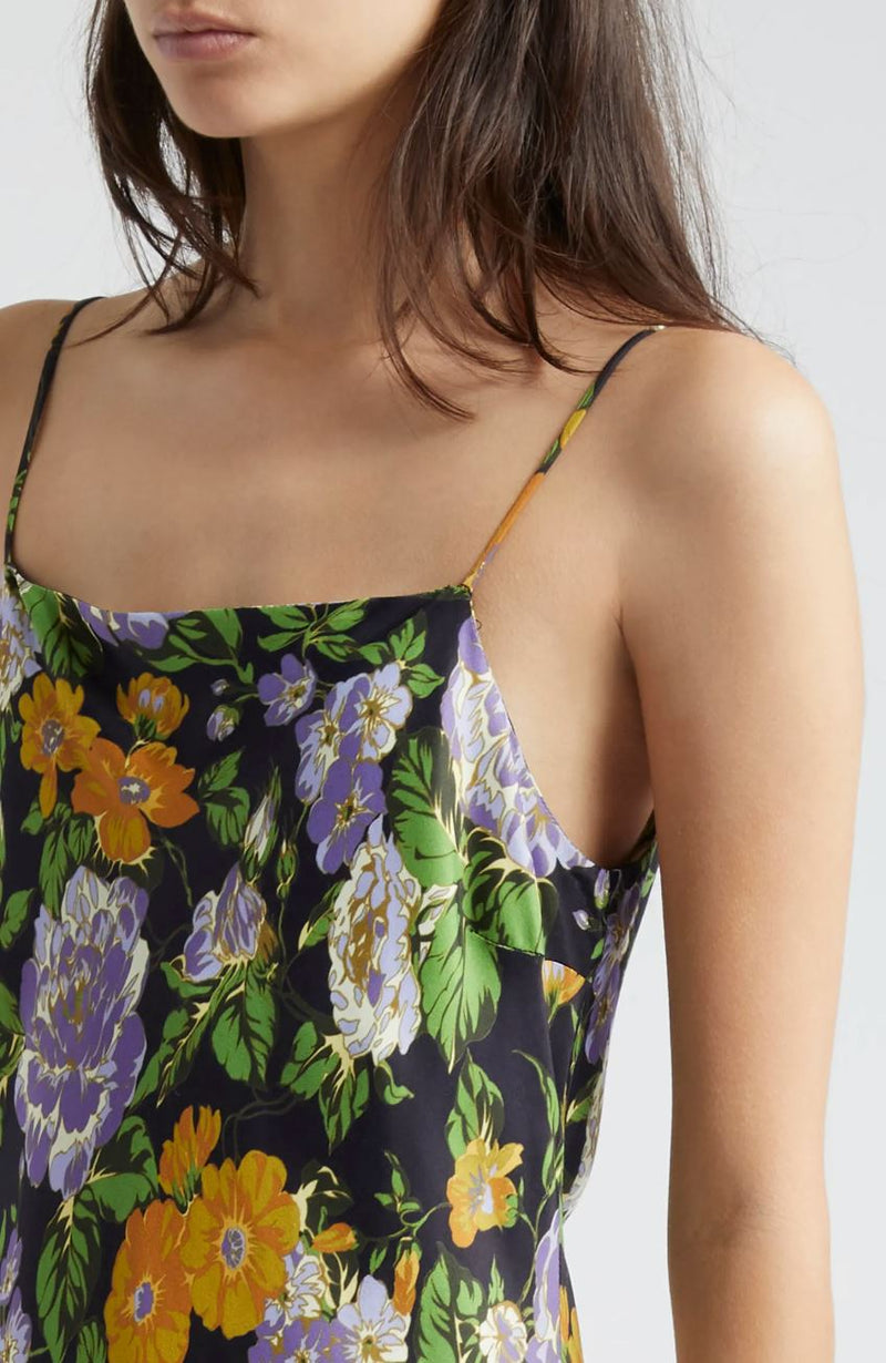 Capri Floral Sleeveless Mini Dress-Dresses-Uniquities