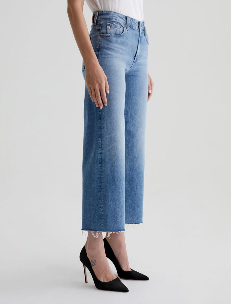 Saige Wide Leg Crop Jeans-Denim-Uniquities