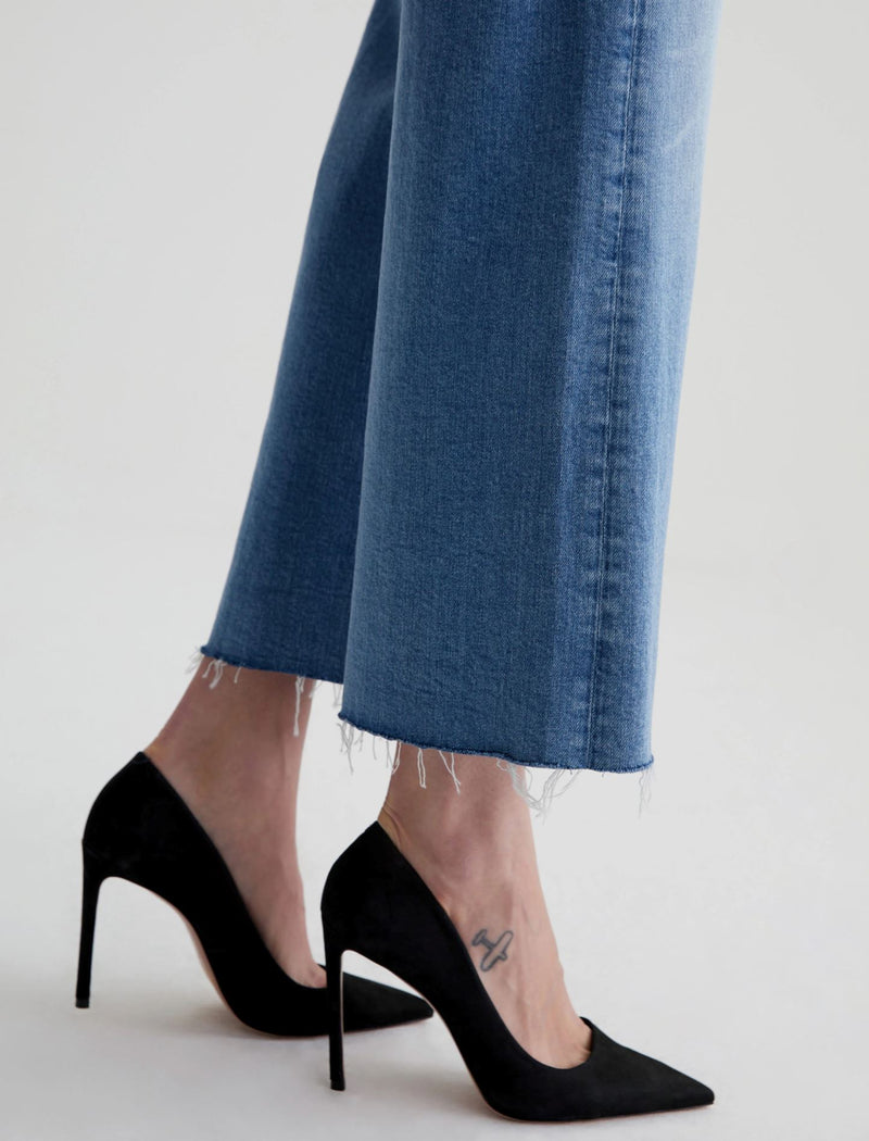 Saige Wide Leg Crop Jeans-Denim-Uniquities