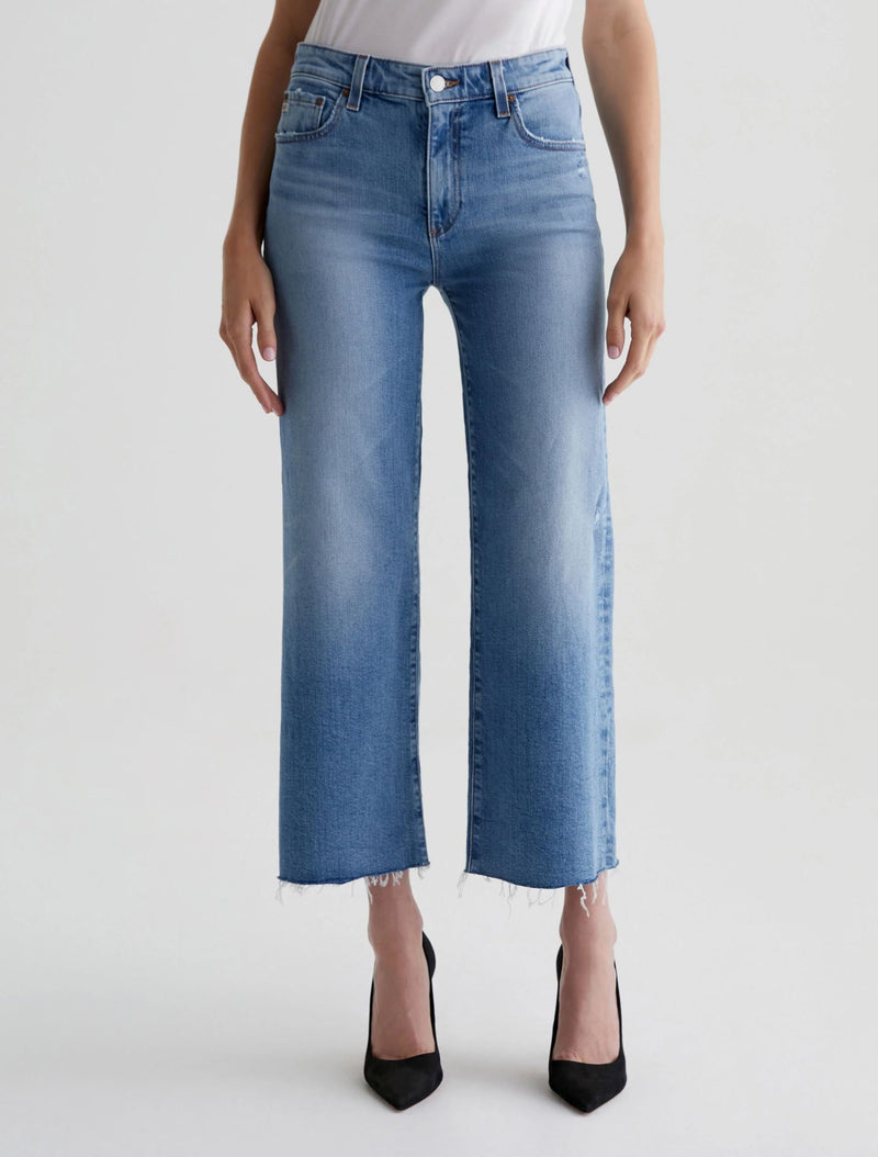 Saige Wide Leg Crop Jeans-Denim-Uniquities