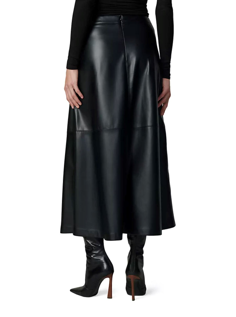 Tavi Vegan Leather Skirt-Bottoms-Uniquities