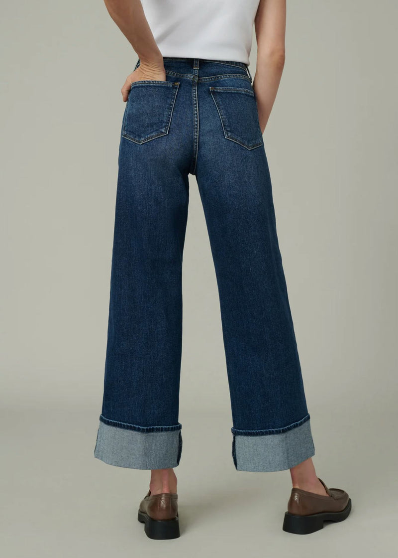 Trixie Trouser With Wide Cuff-Denim-Uniquities