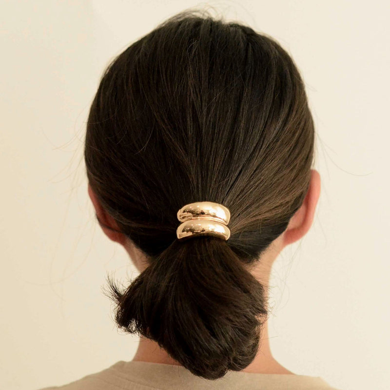 Mini Metal Cuff Hair Tie-Accessories-Uniquities