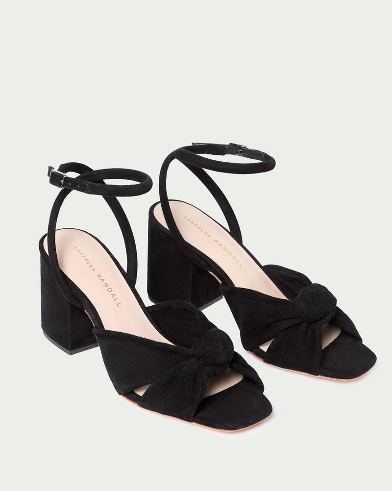 Fiamma Knot Mid Heel Sandal-Shoes-Uniquities