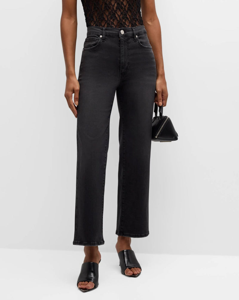 Le Sleek Straight Jeans-Denim-Uniquities