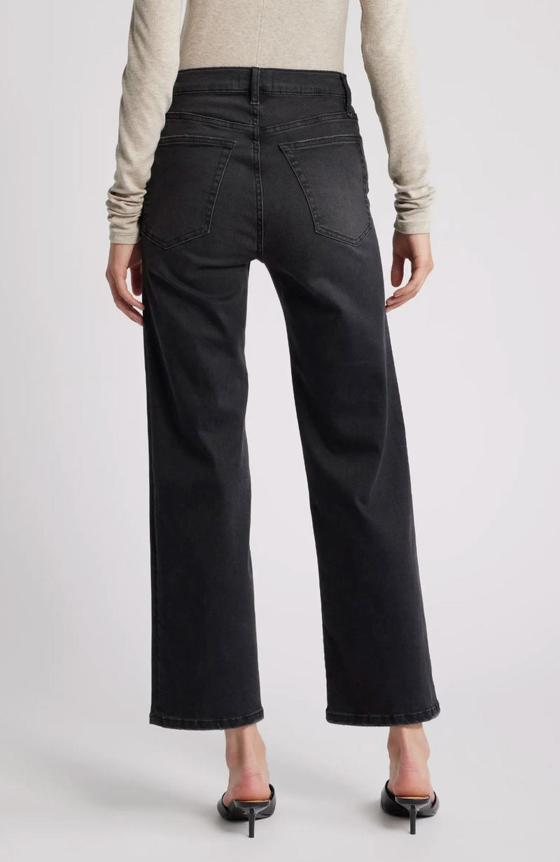 Le Sleek Straight Jeans-Denim-Uniquities