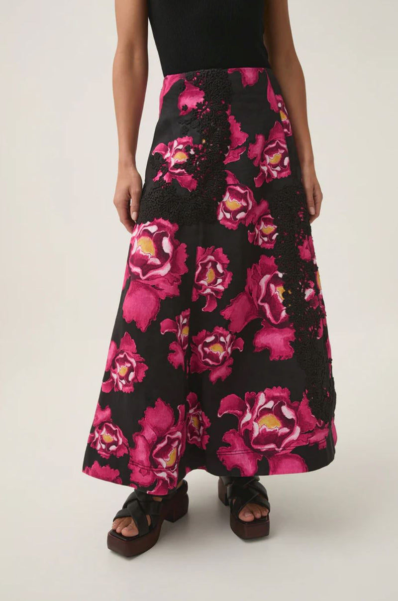 Florence Midi Skirt-Bottoms-Uniquities