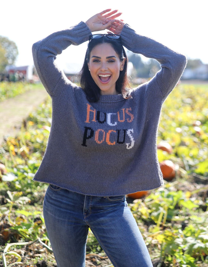 Hocus Pocus Crop Sweater-Sweaters-Uniquities