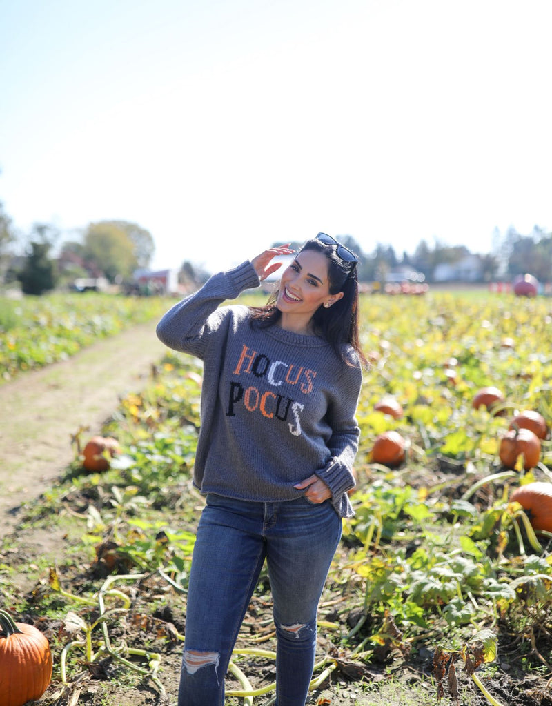 Hocus Pocus Crop Sweater-Sweaters-Uniquities