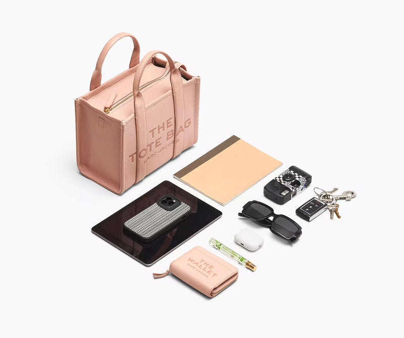 The Small Leather Colorblock Tote Bag-Accessories-Uniquities