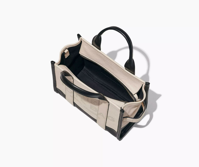 The Small Leather Colorblock Tote Bag-Accessories-Uniquities