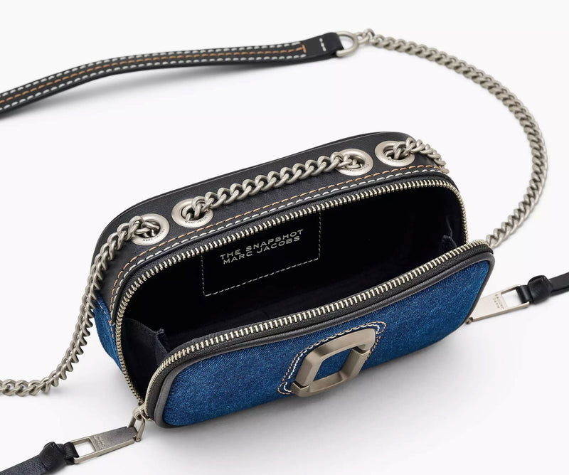 The Denim Chain Snapshot Bag-Accessories-Uniquities