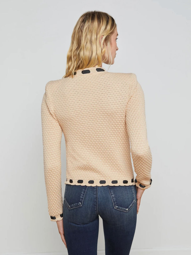 Astor Contrast Trim Cardi-Sweaters-Uniquities