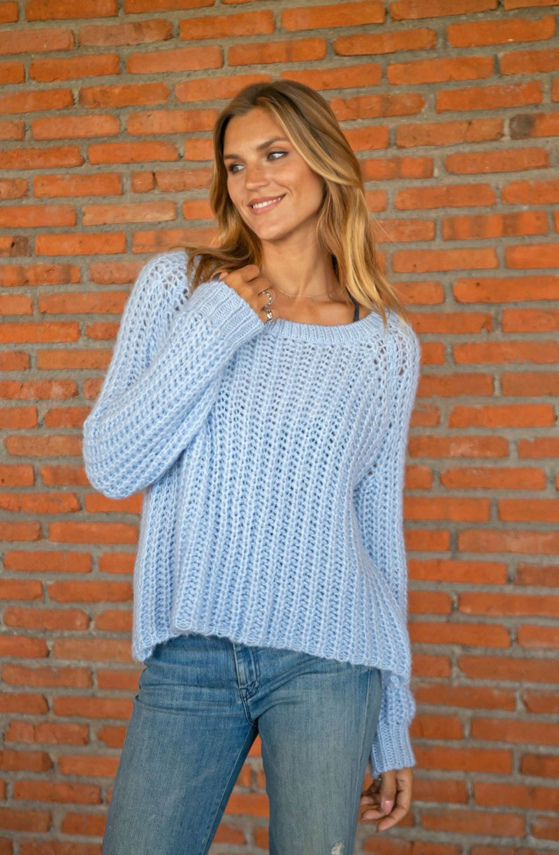 Cropped Rails Sweater-Sweaters-Uniquities