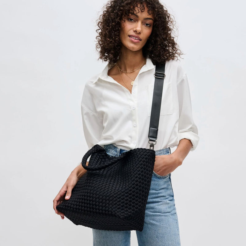 Medium Woven Tote-Accessories-Uniquities