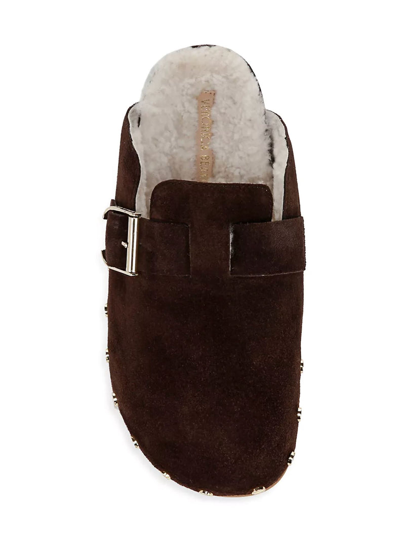 Fern Shearling Clog-Shoes-Uniquities