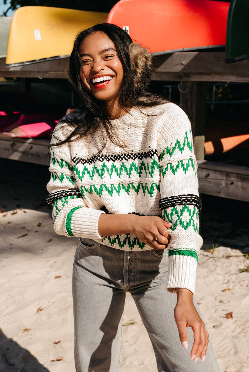 Millie Aztec Sweater-Sweaters-Uniquities