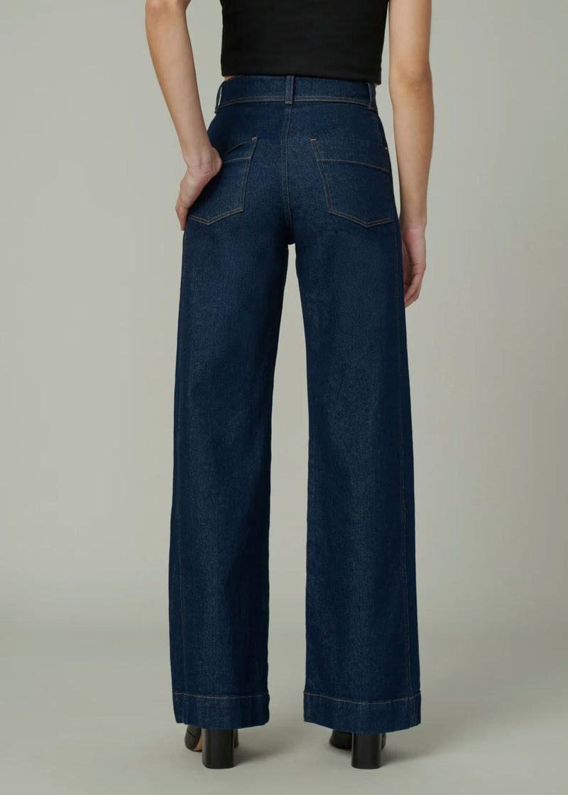 Seamed Denim Trouser-Denim-Uniquities