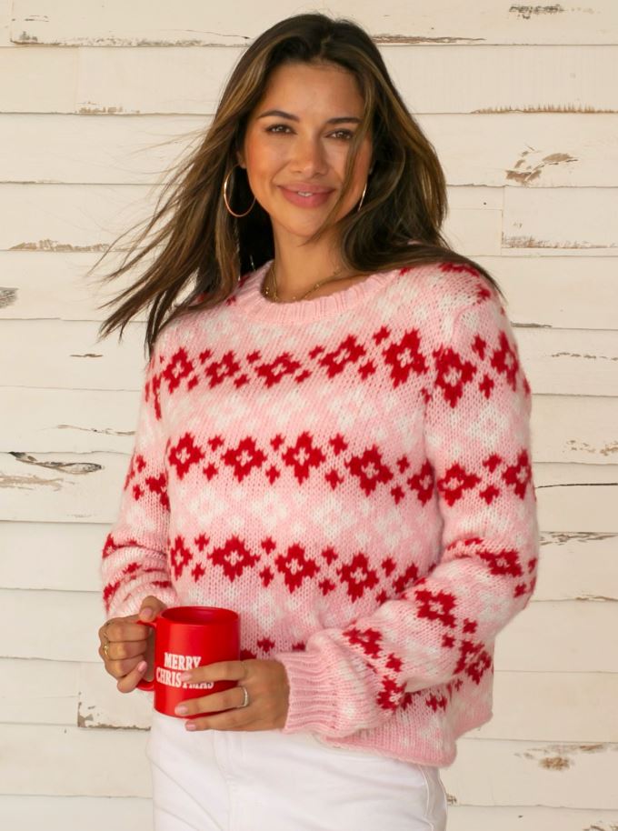 Shrunken Fair Isle Sweater-Sweaters-Uniquities