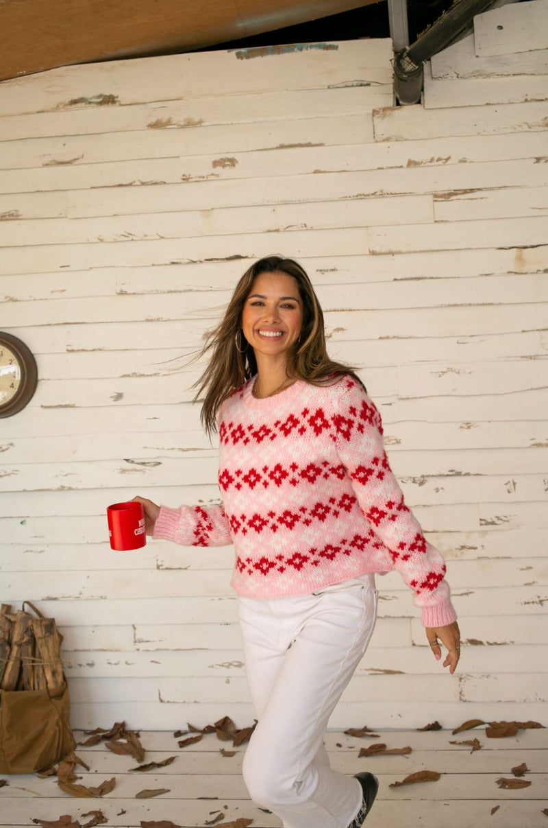 Shrunken Fair Isle Sweater-Sweaters-Uniquities