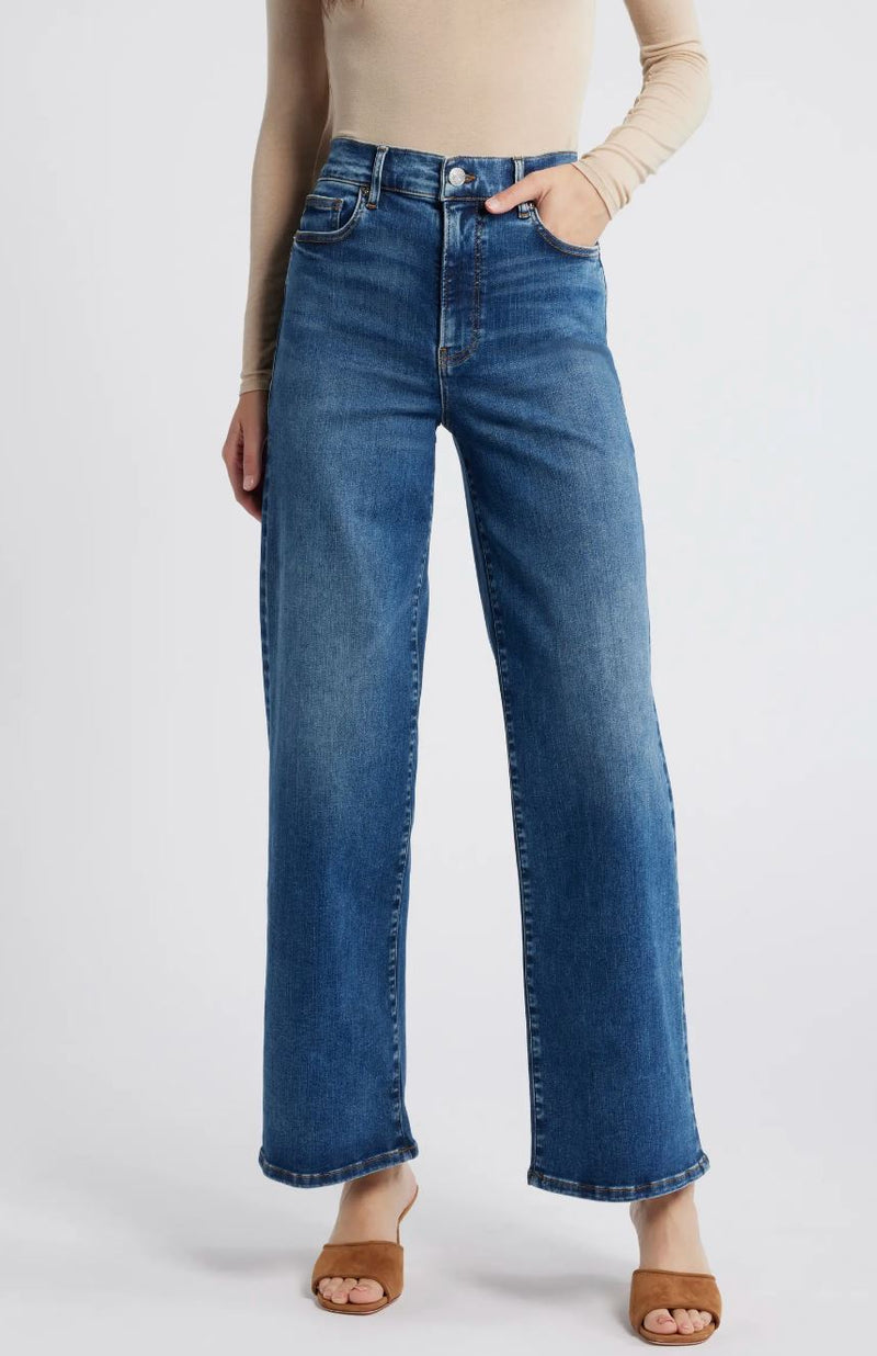 Le Slim Palazzo Jeans-Denim-Uniquities