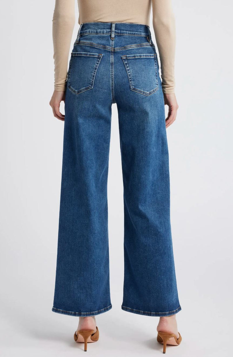 Le Slim Palazzo Jeans-Denim-Uniquities