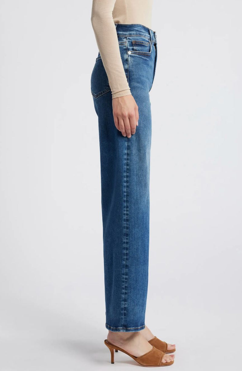 Le Slim Palazzo Jeans-Denim-Uniquities