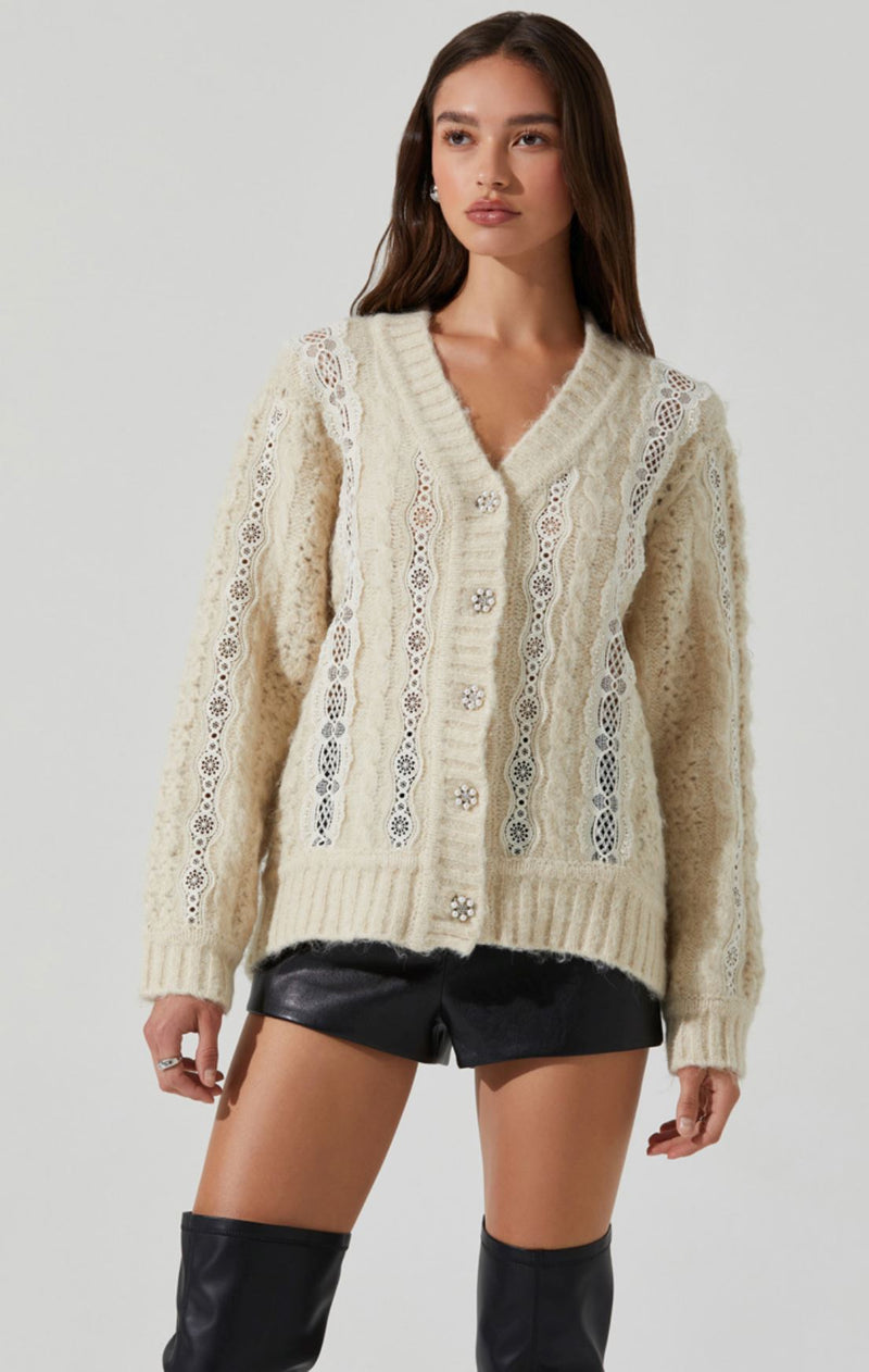 Nesmarie Cardigan-Sweaters-Uniquities