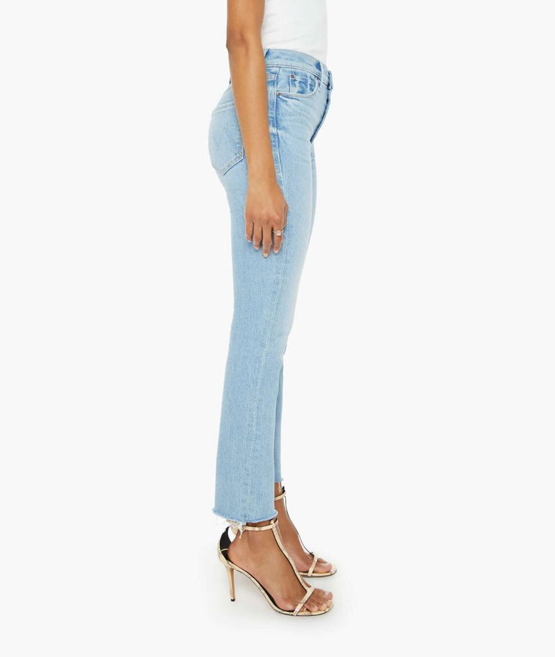 The Pixie Dazzler Ankle Fray Jeans-Denim-Uniquities