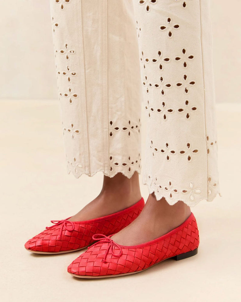 Landry Woven Flat-Shoes-Uniquities