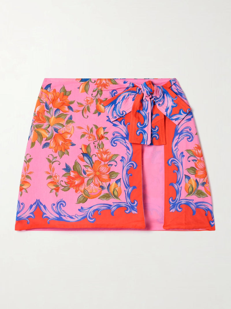 Sicily Mini Skirt Bottoms FARM Rio 