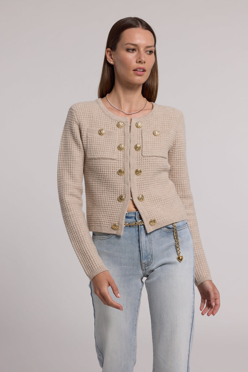 Cypress Knit Cardigan-Sweaters-Uniquities