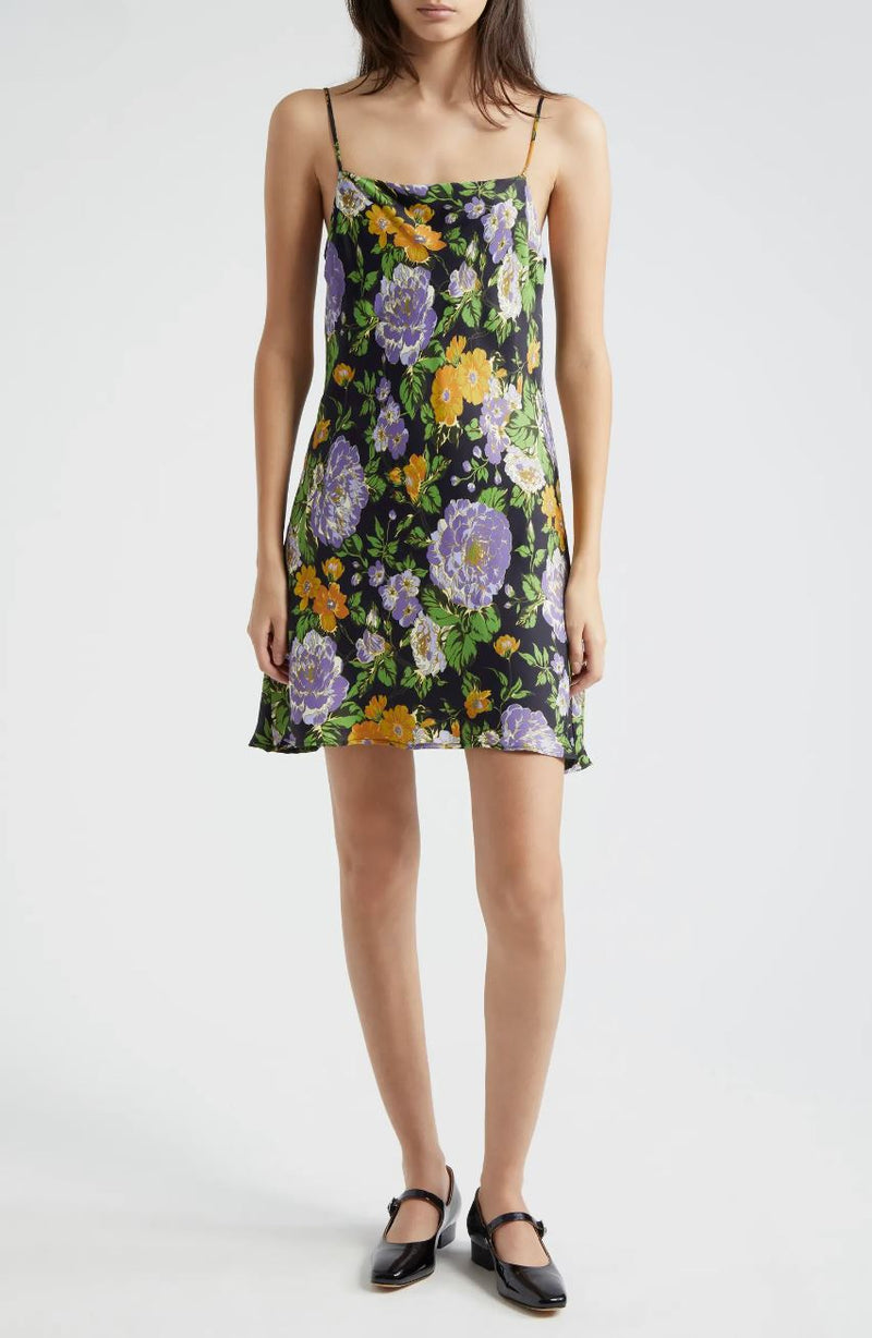 Capri Floral Sleeveless Mini Dress-Dresses-Uniquities