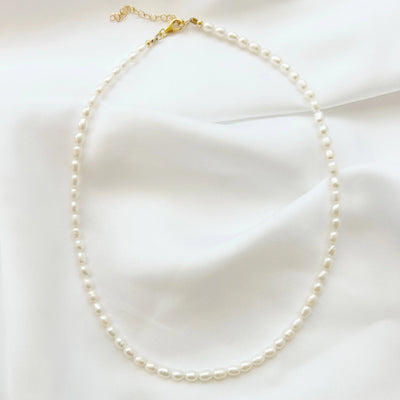 Sea Isle Pearl Beaded Necklace-Jewelry-Uniquities