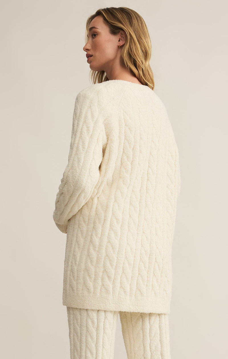 Cate Cable Knit Cardigan-Lounge-Uniquities