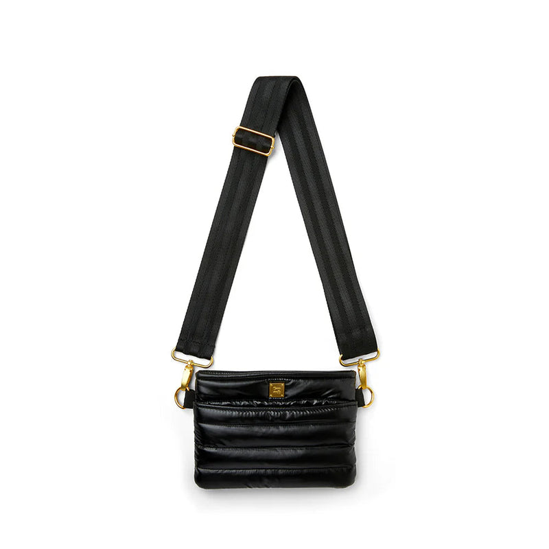 Bum Bag Pearl Black Gold-Accessories-Uniquities