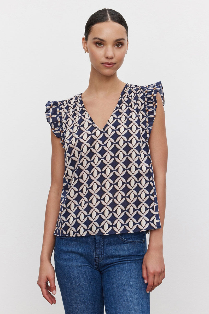 Kandra Top-Tops/Blouses-Uniquities