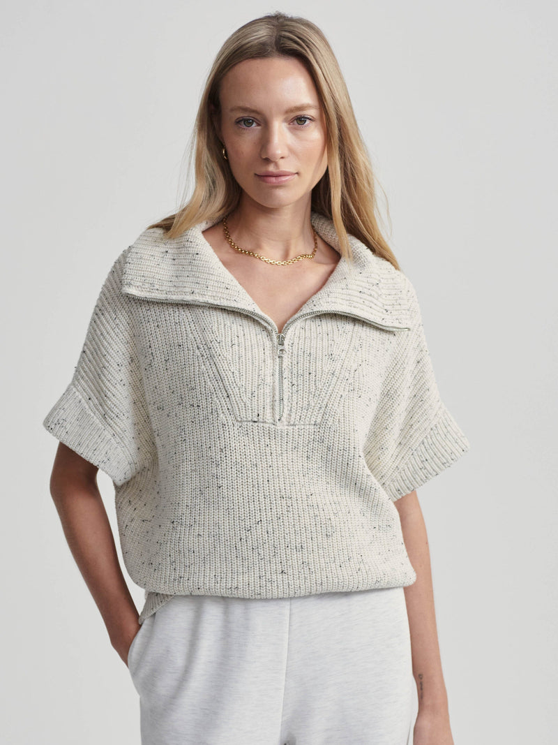 Regan Knit Half Zip-Sweaters-Uniquities